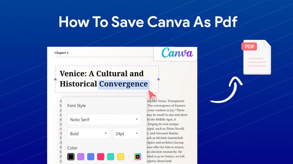 Comment enregistrer en PDF sur Canva ? (Guide pour les débutants) UPDF