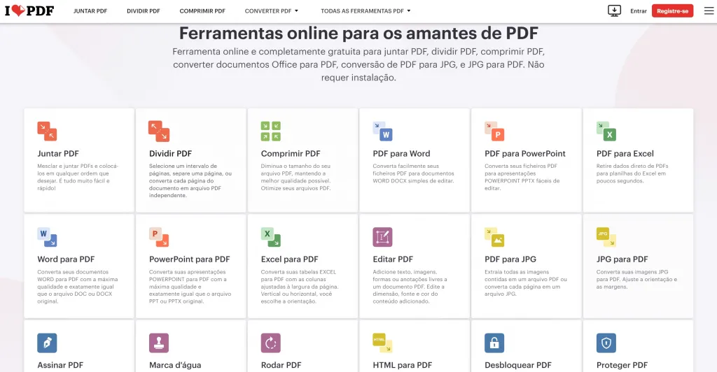 Conversor de PDF para Excel