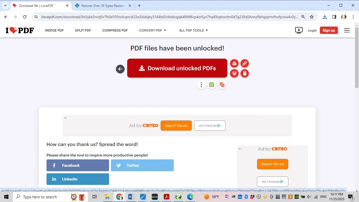 Como Combinar PDF Protegido por Senha