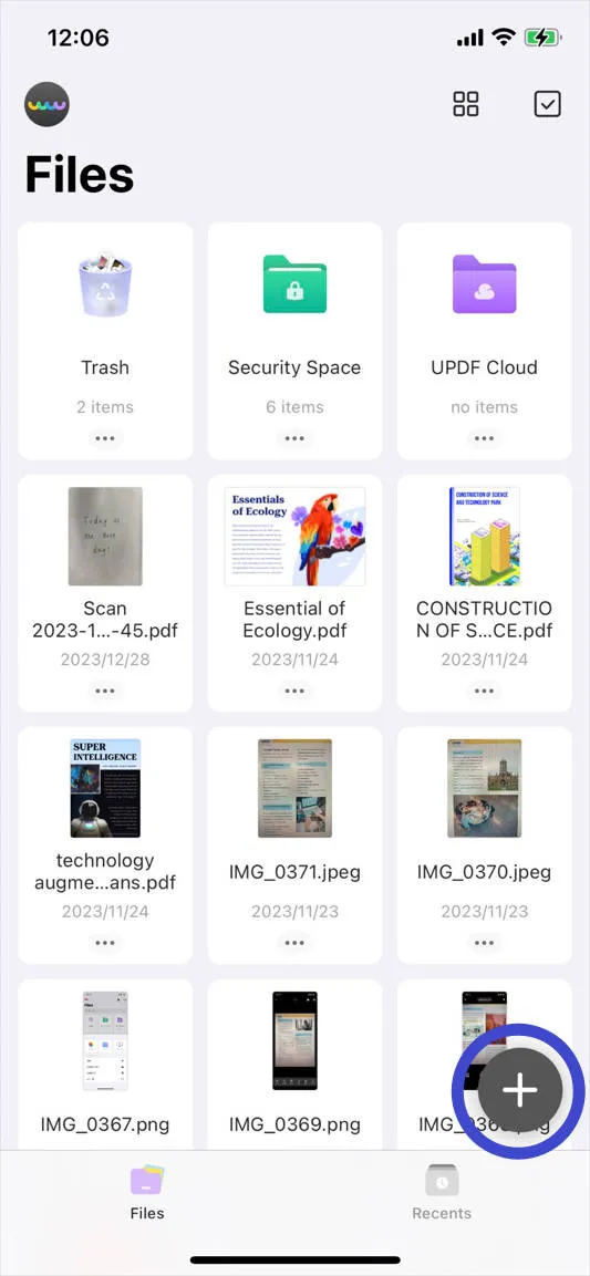 open pdf on iphone