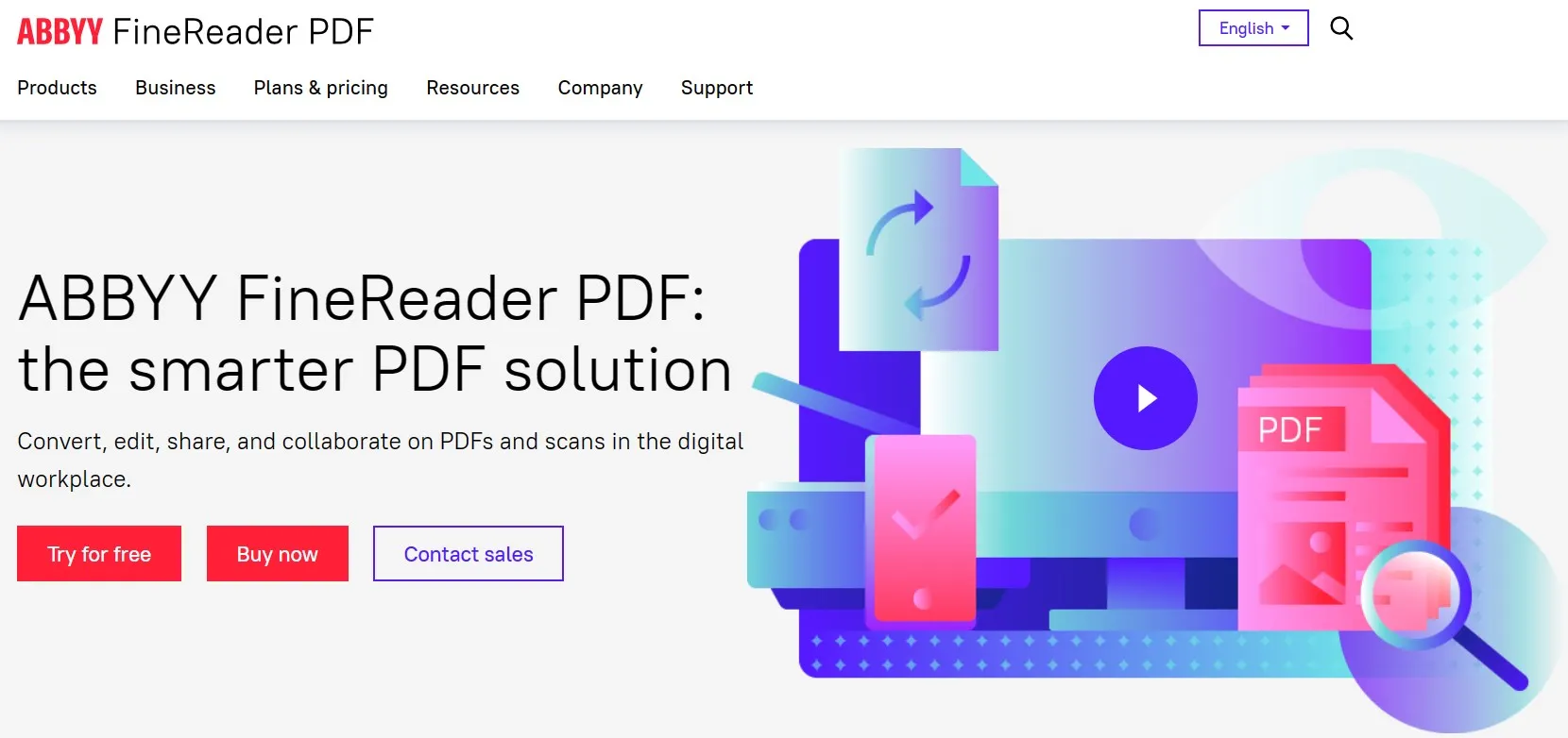 ABBYY FineReader is the smarter PDF solution 