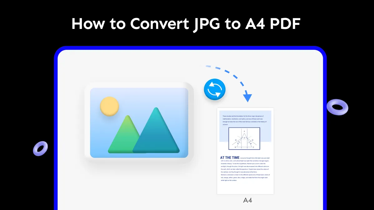 2 Efficient Methods to Convert JPG to A4 PDF
