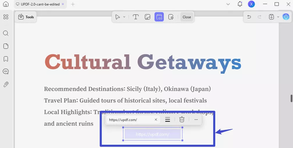 how to copy pdf link copy link updf