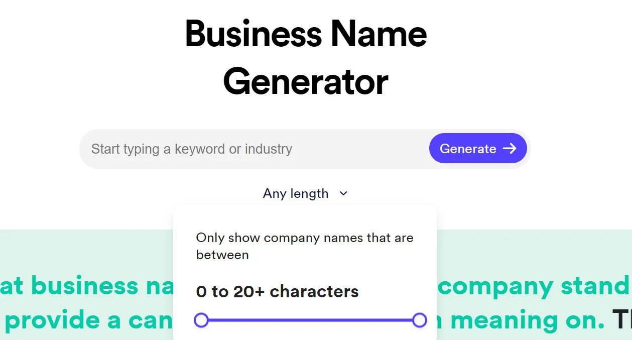 ai business name generator looka