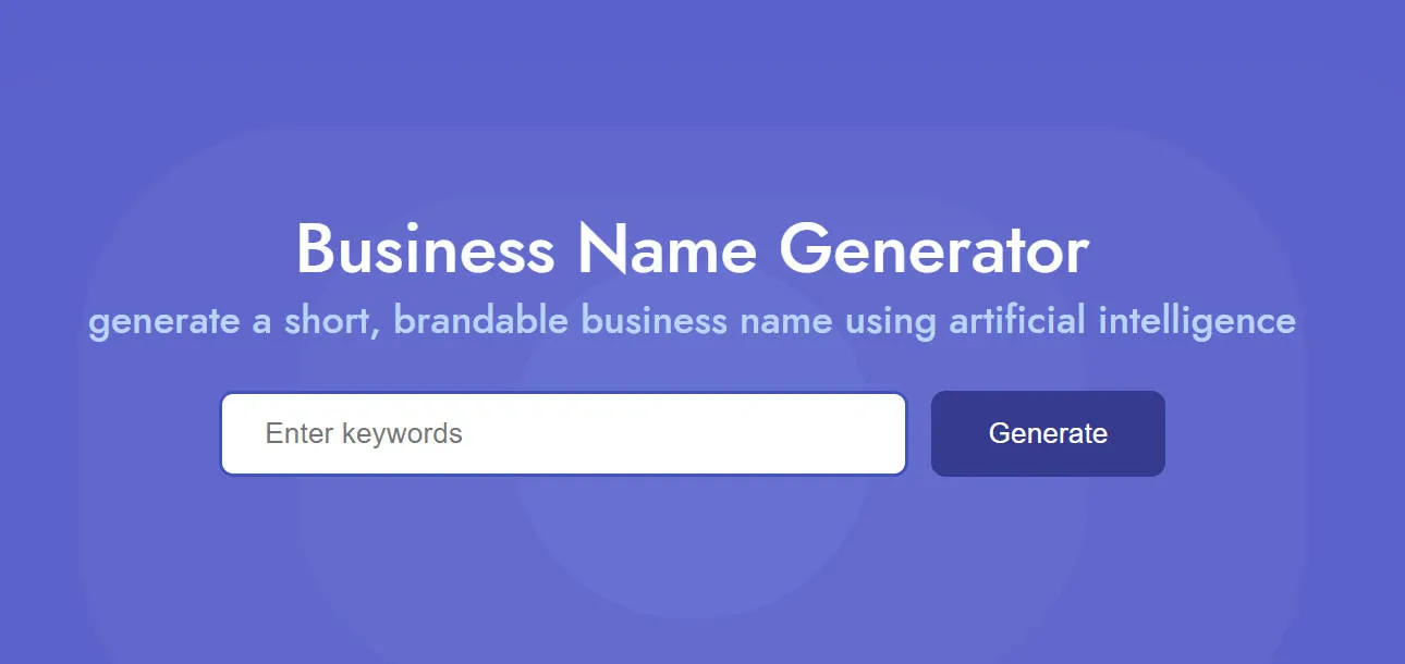ai business name generator namelix