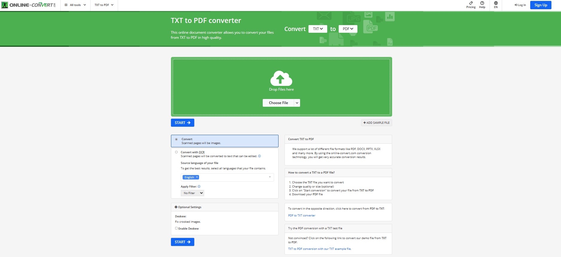 5 TXT File To PDF Converters Online Our Top Picks UPDF   Online Convert 