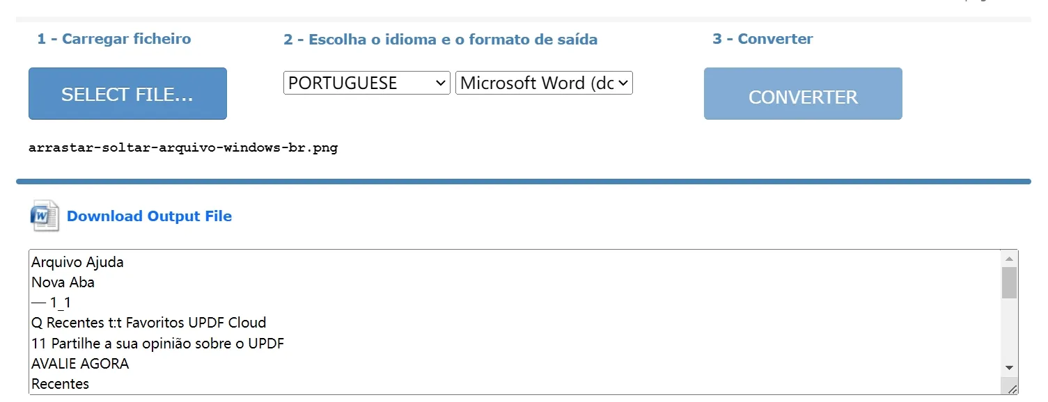 Transformar Texto Escrito à Mão em Digitado