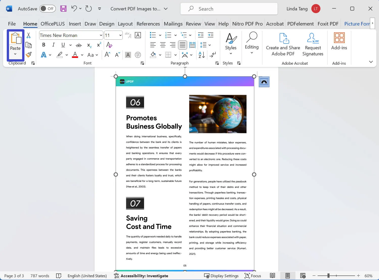 convert pdf image to word