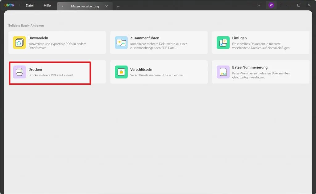 PDF drucken batch