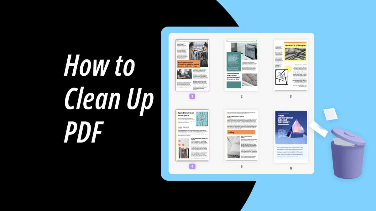 How to Clean Up PDFs with the Best AI PDF Cleaner