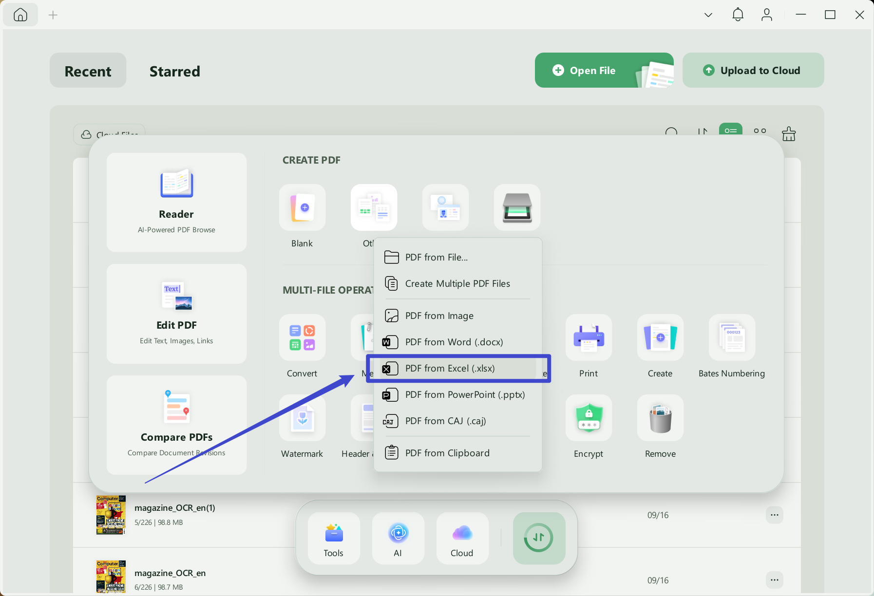 add watermark to excel create pdf from excel