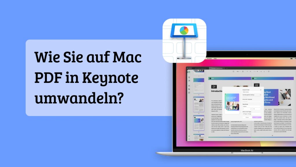 Wie Sie auf Mac PDF in Keynote umwandeln? UPDF