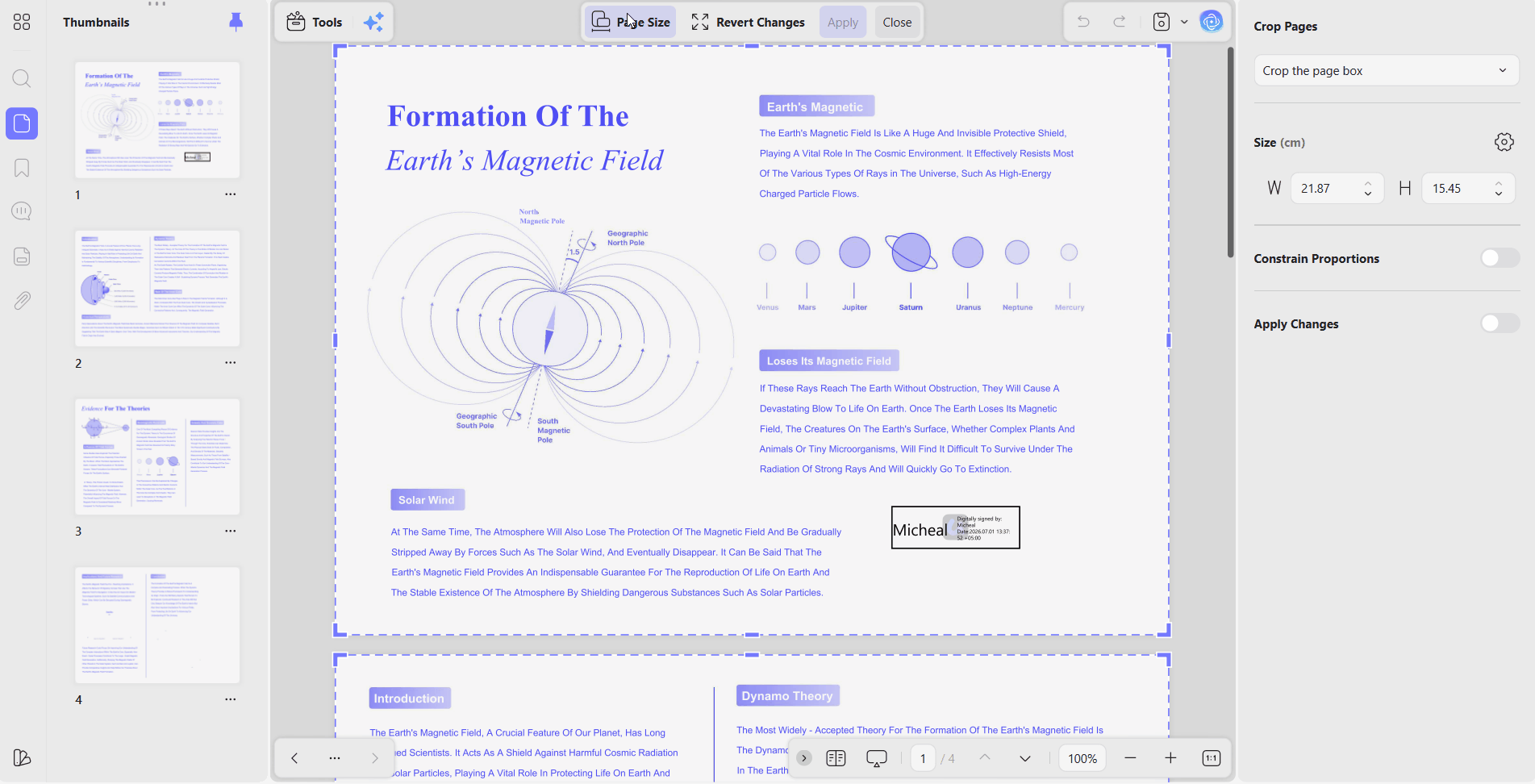 use updf offline pdf margins edit