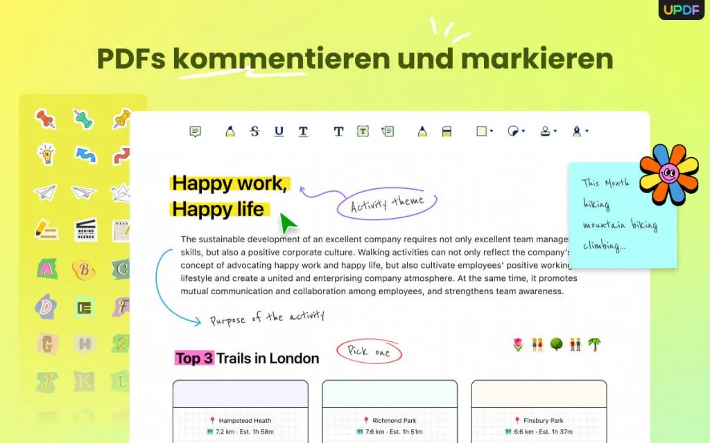 PDF kommentieren und markieren