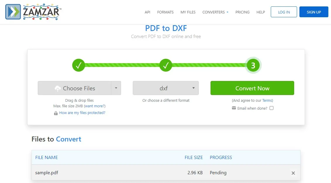 best pdf to dxf converter online zamzar