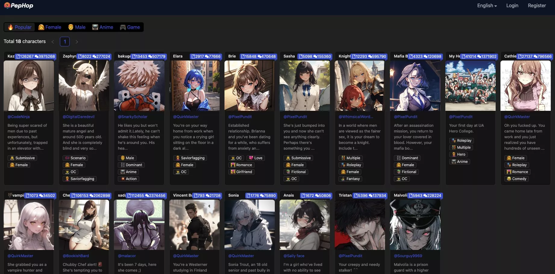 pephop ai interface