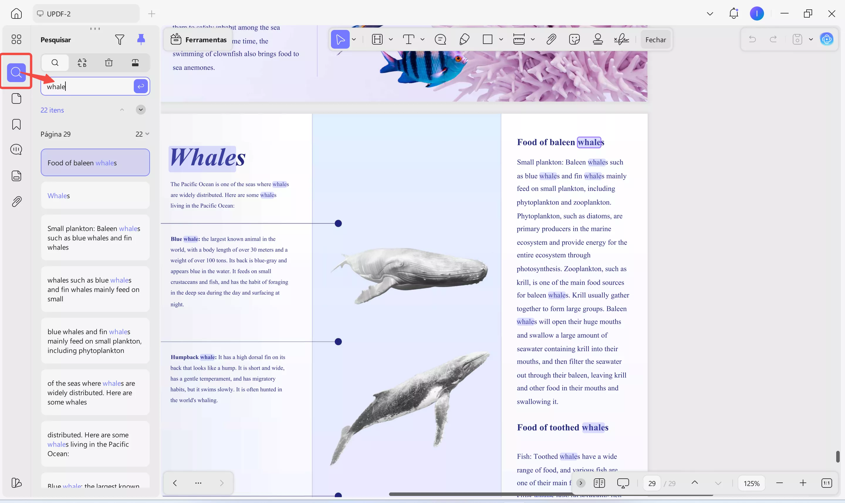 Como Pesquisar Palavras no PDF