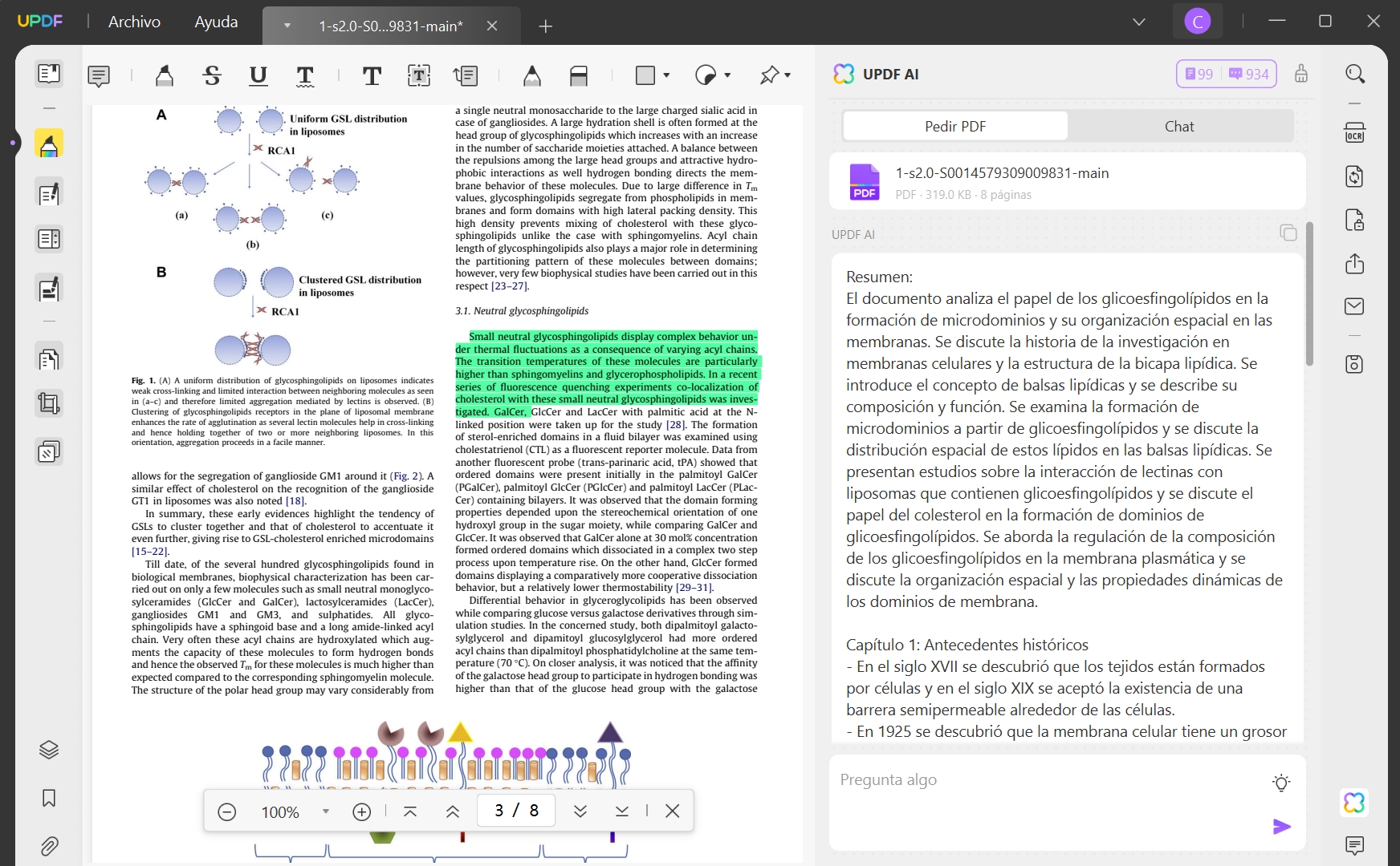 pdf ai chat sunnmarize pdf