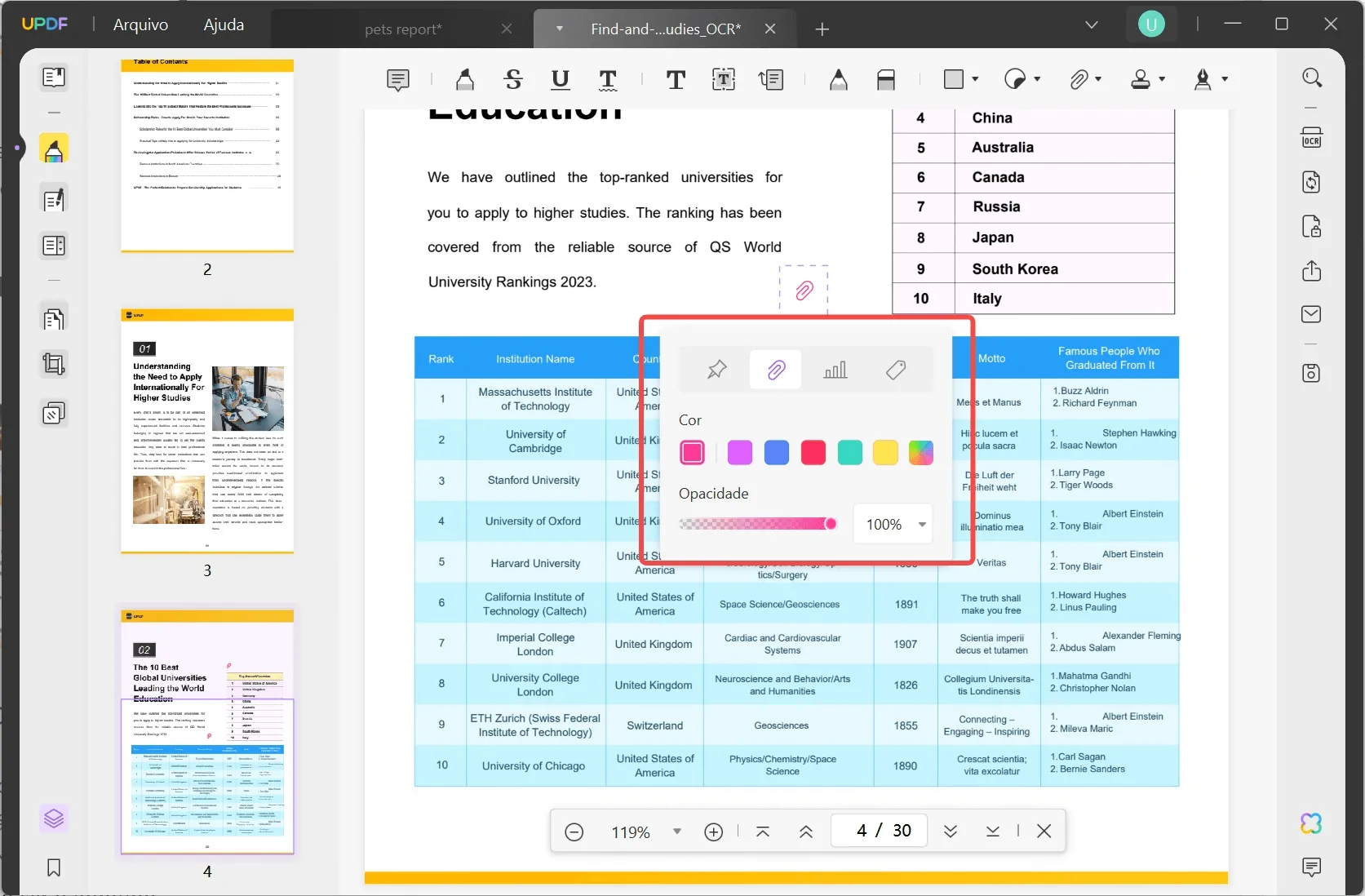 Como Adicionar Áudio em PDF