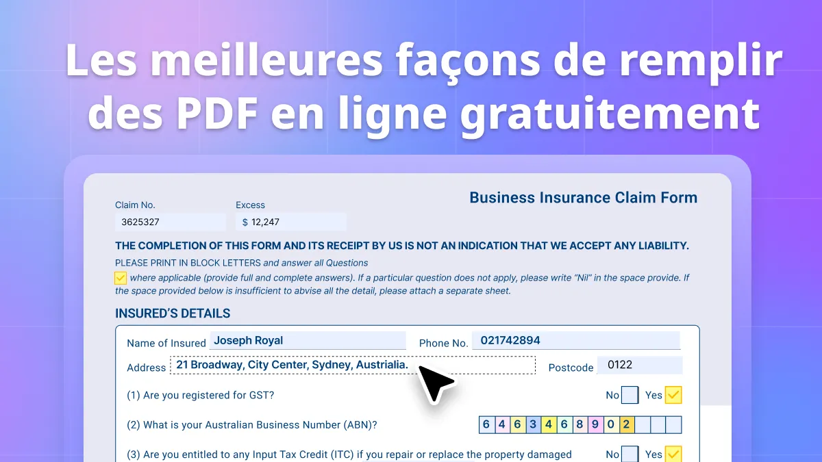 Les meilleures façons de remplir des PDF en ligne gratuitement