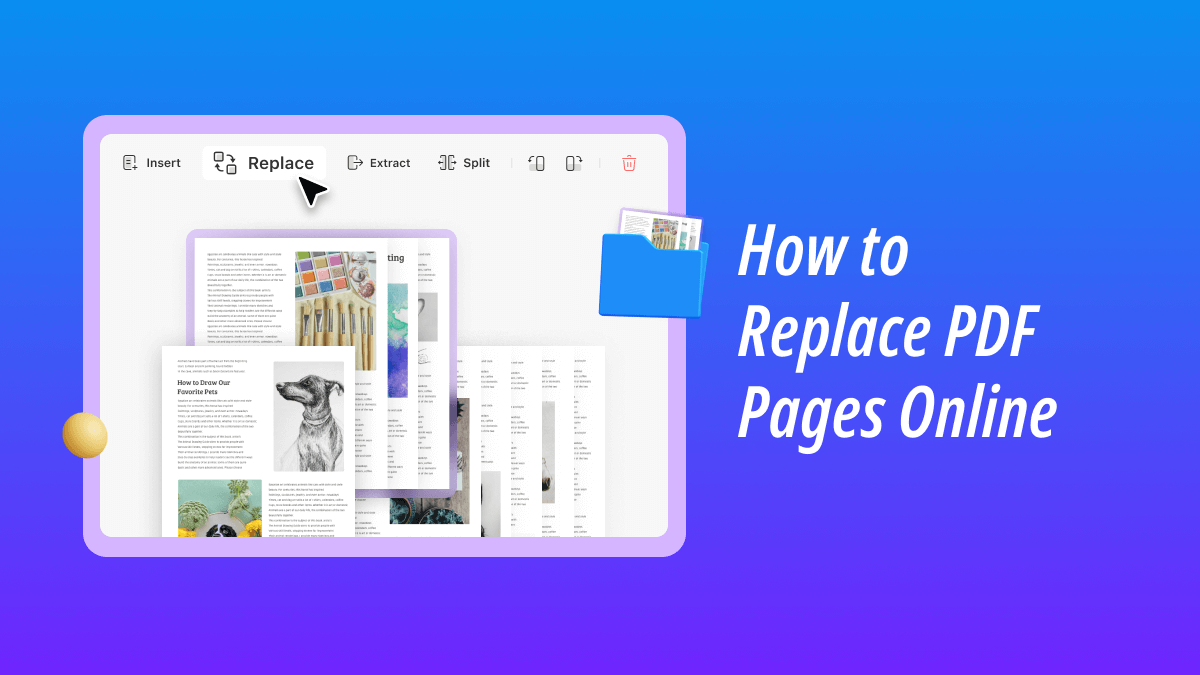 How to Replace PDF Pages Online and Offline UPDF