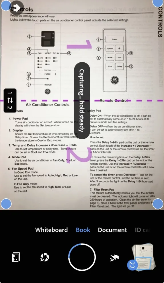 how to scan a book to pdf keep scanning