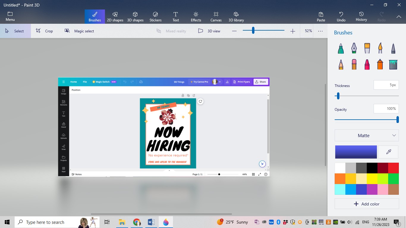 บันทึกภาพหน้าจอ Canva เป็น PDF