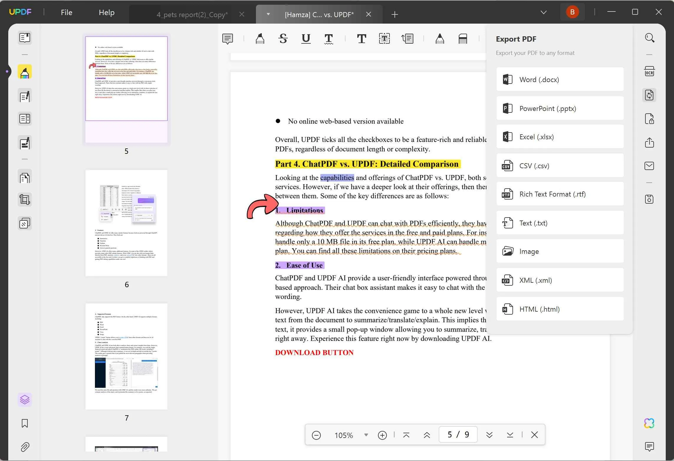 how to annotate an article online export