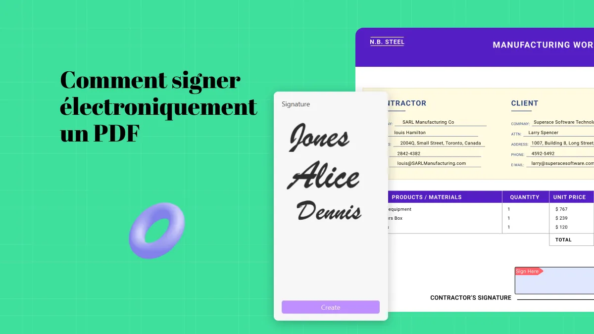 Les 3 meilleures façons de signer électroniquement un PDF