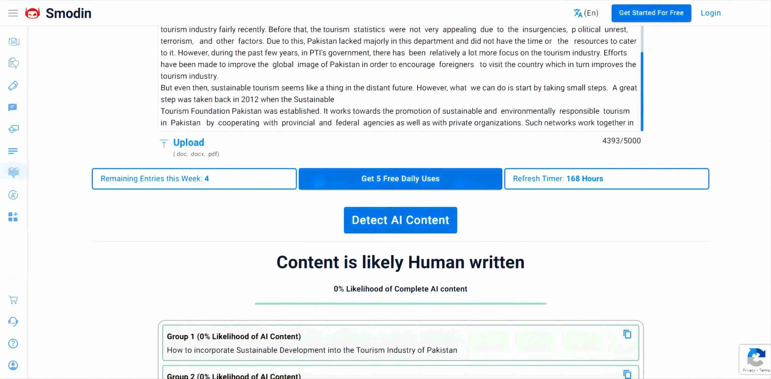 ai detector pdf smodin