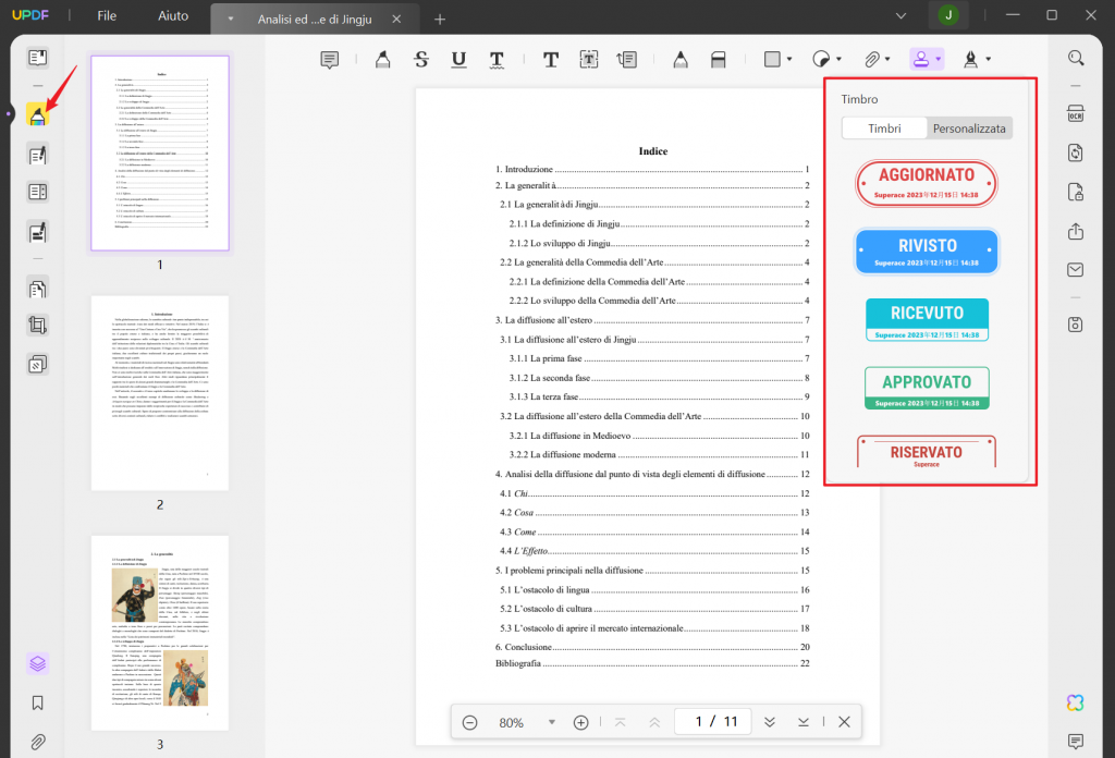 Come creare timbri in PDF online | UPDF