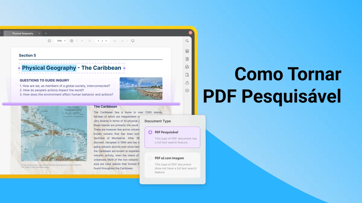 Tornar PDF Pesquisável