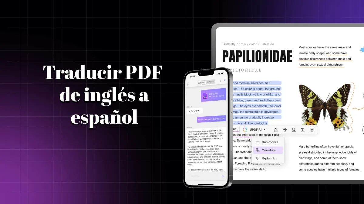¿Cómo traducir PDF de inglés a español?