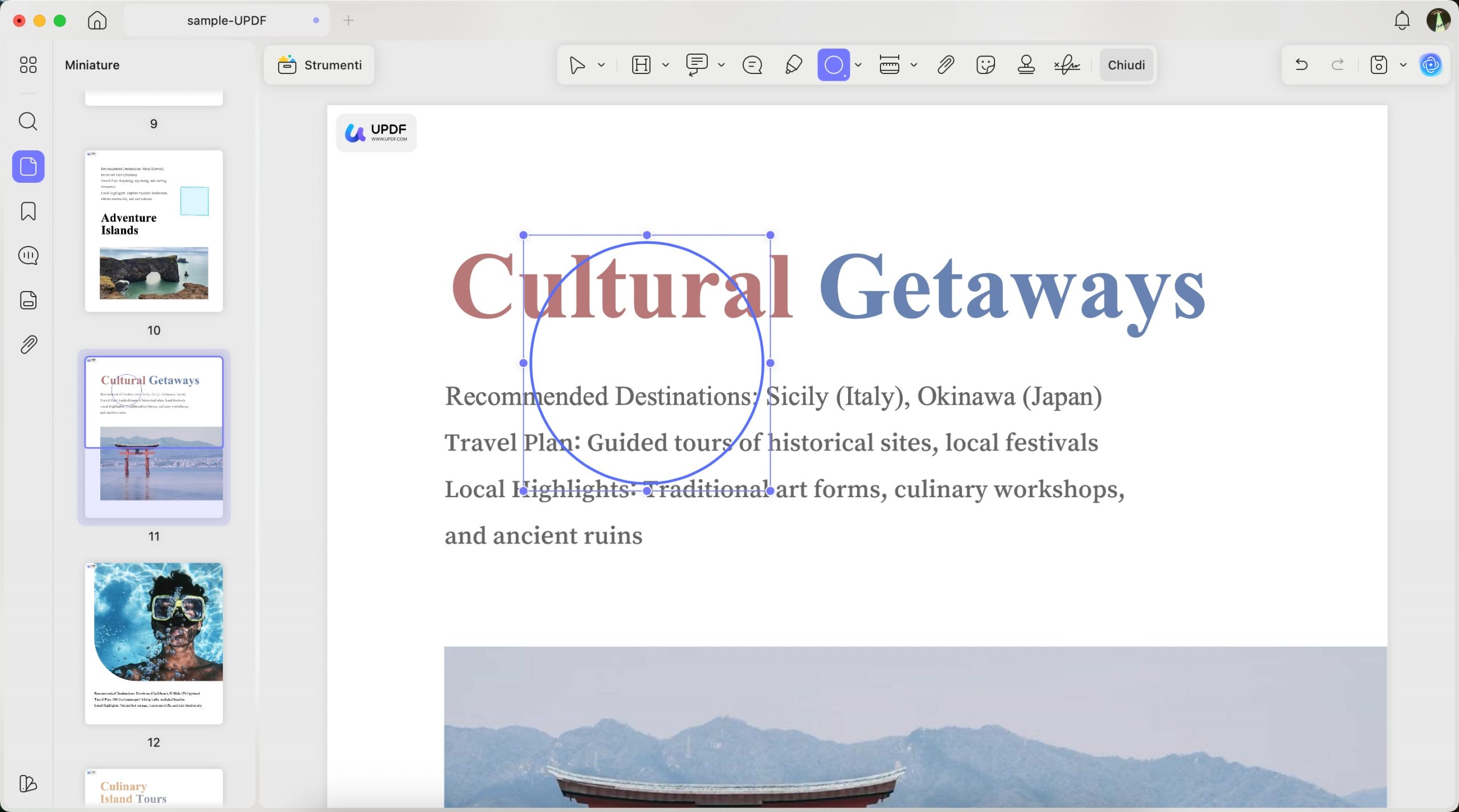 add shapes to markup pdf mac