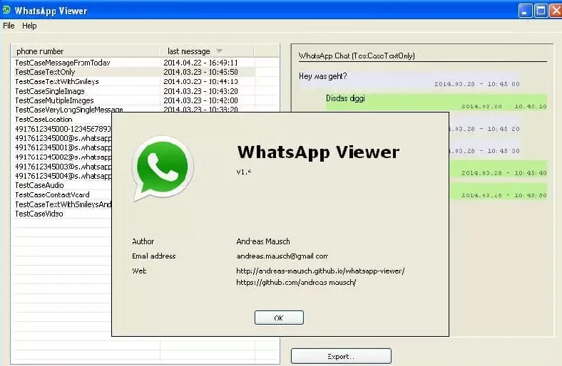 exporter discussion WhatsApp en PDF