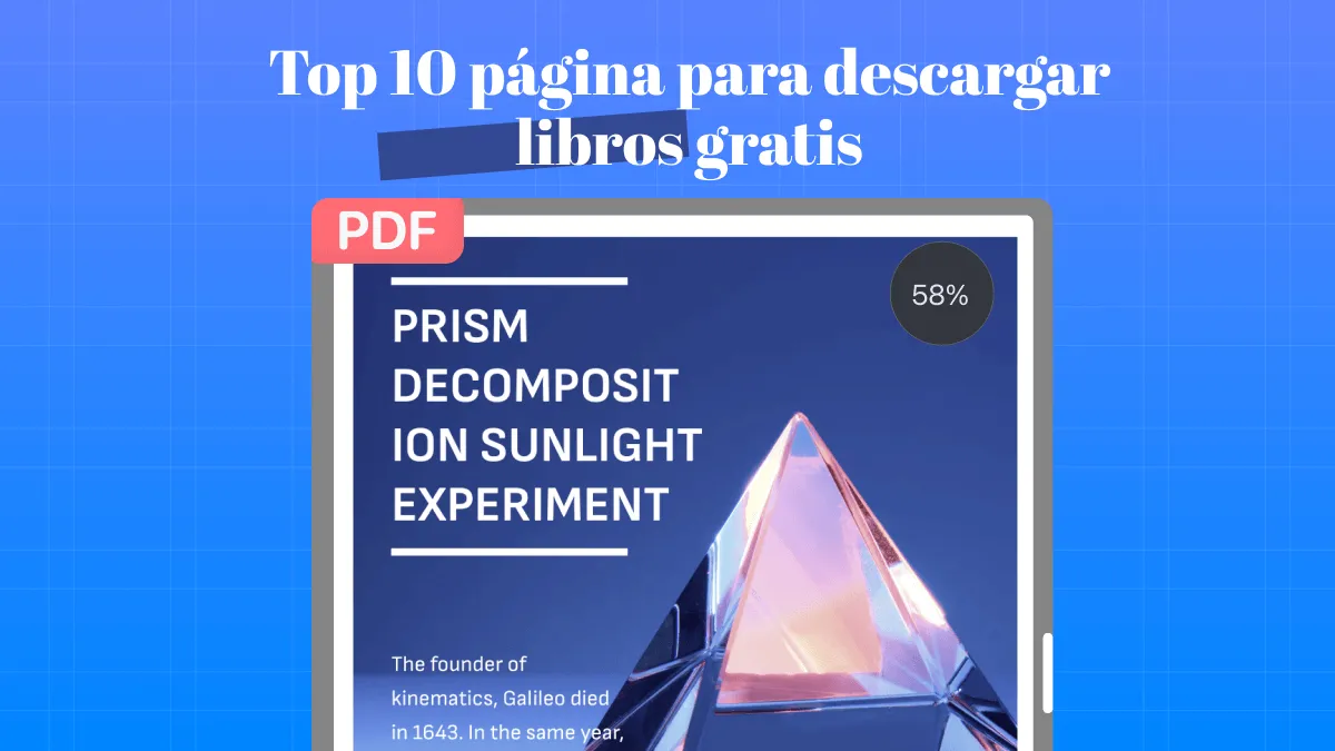 Top 10 página para descargar libros gratis