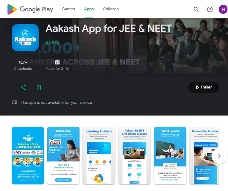 best app for neet preparation aakash app for jee and neet