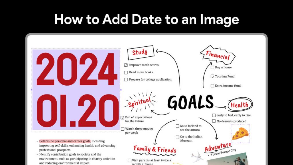 Best ways to add date to single multiple images updf