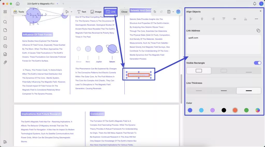 add url and edit url settings