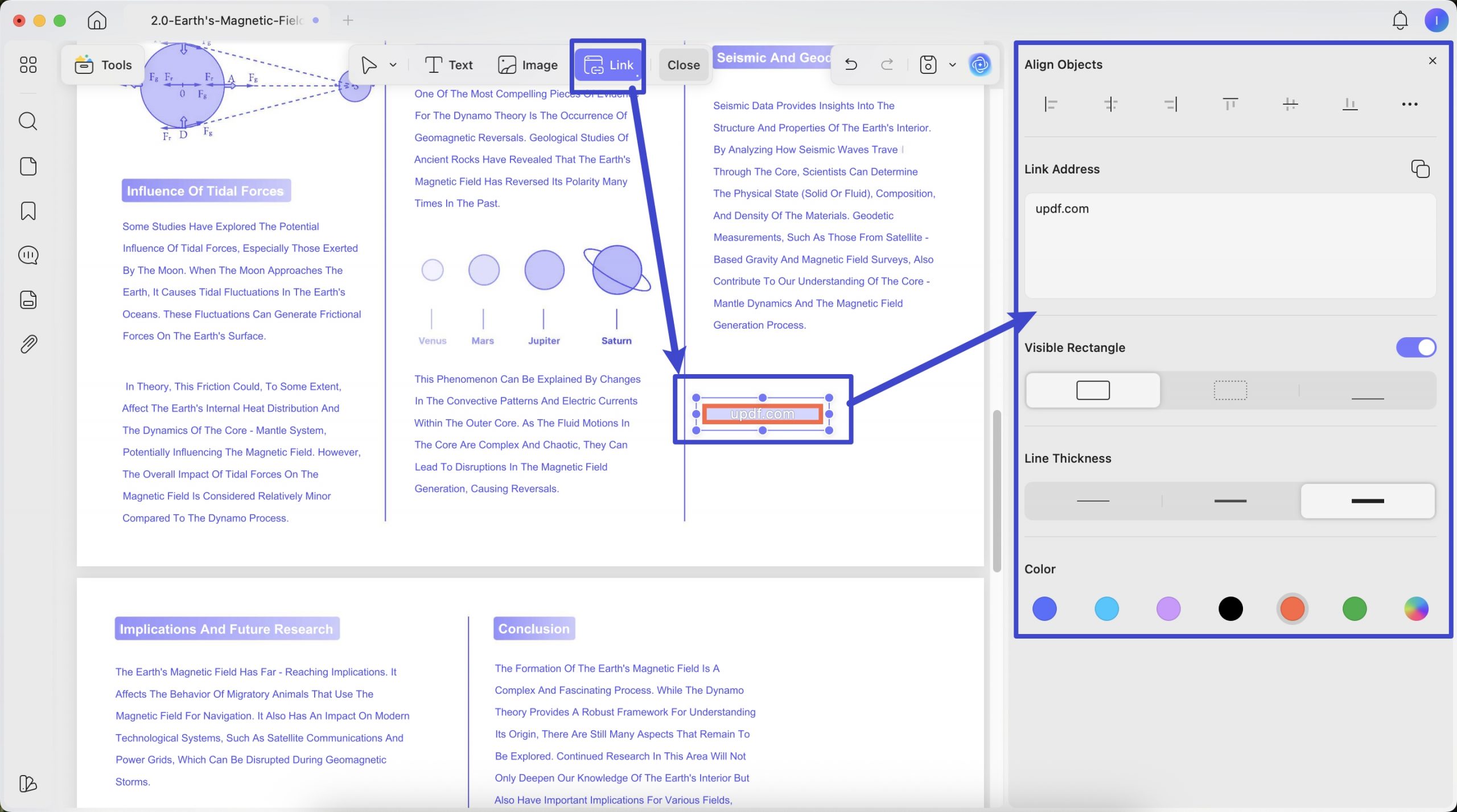 add url and edit url settings