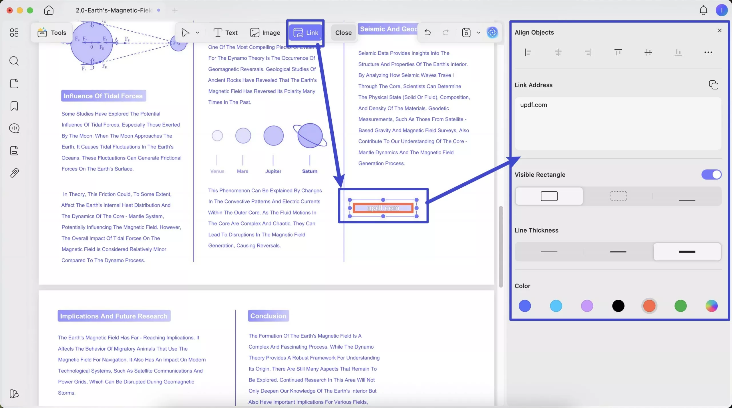add url and edit url settings