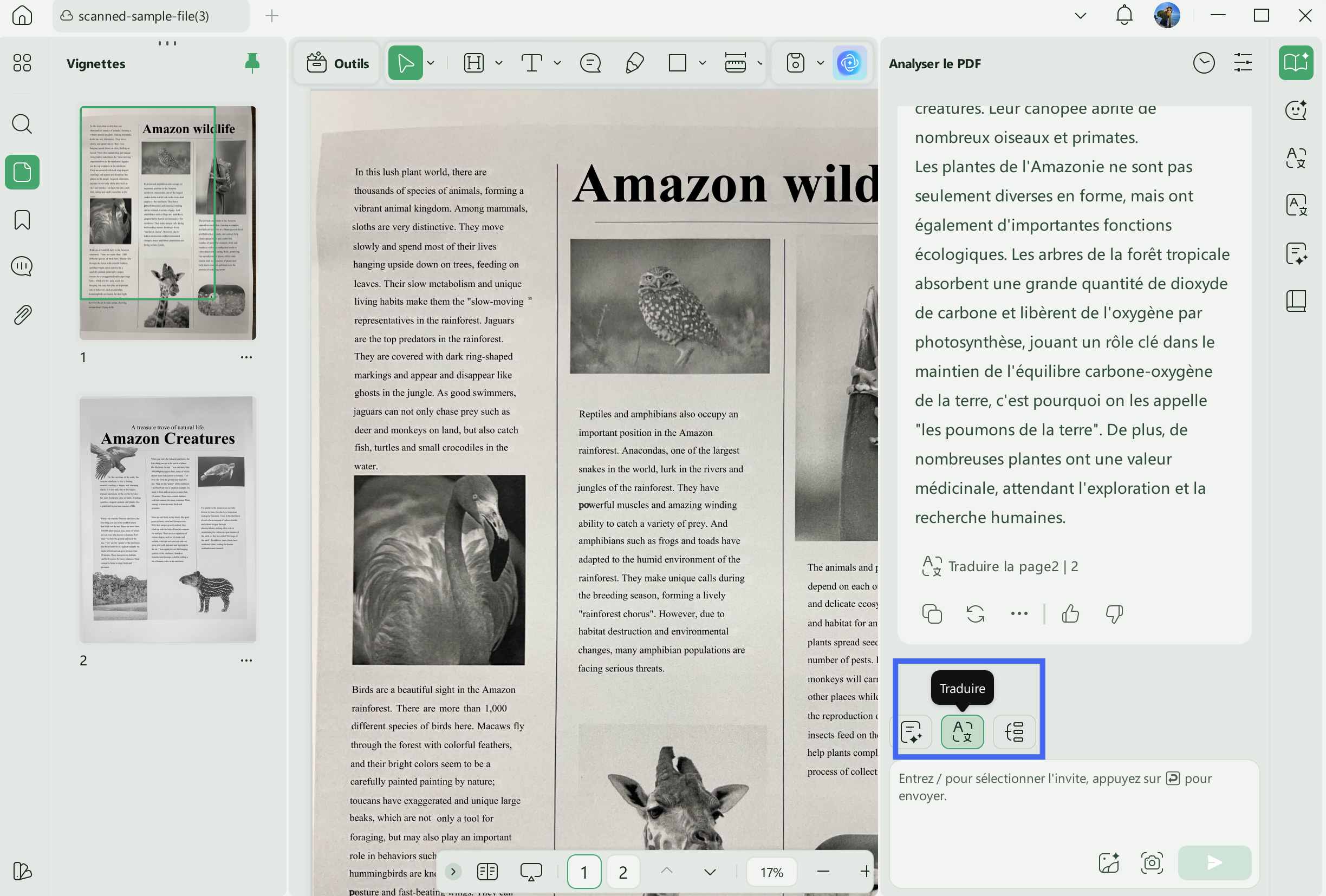 traduire par pages