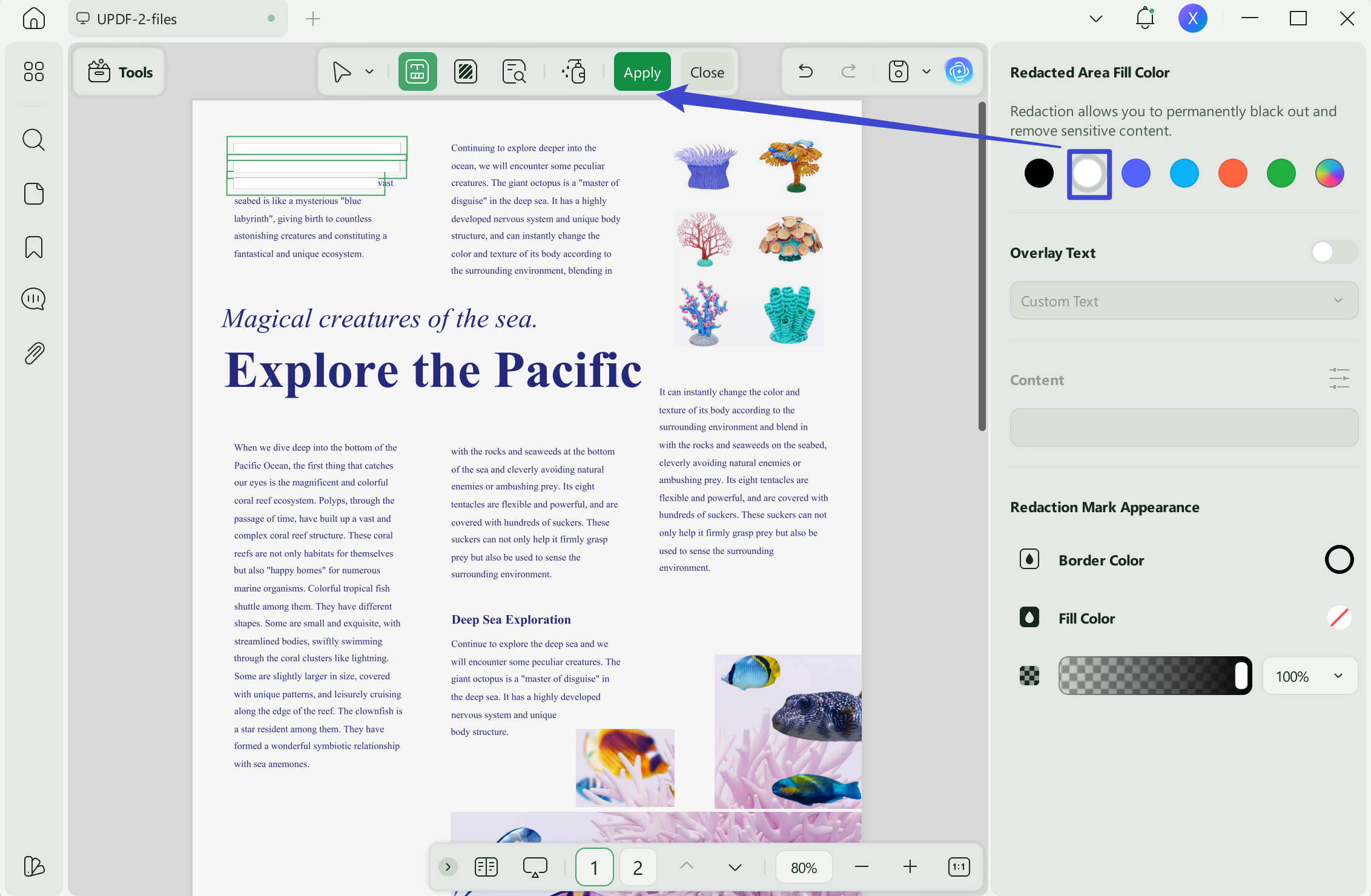 Whiteout PDF with UPDF