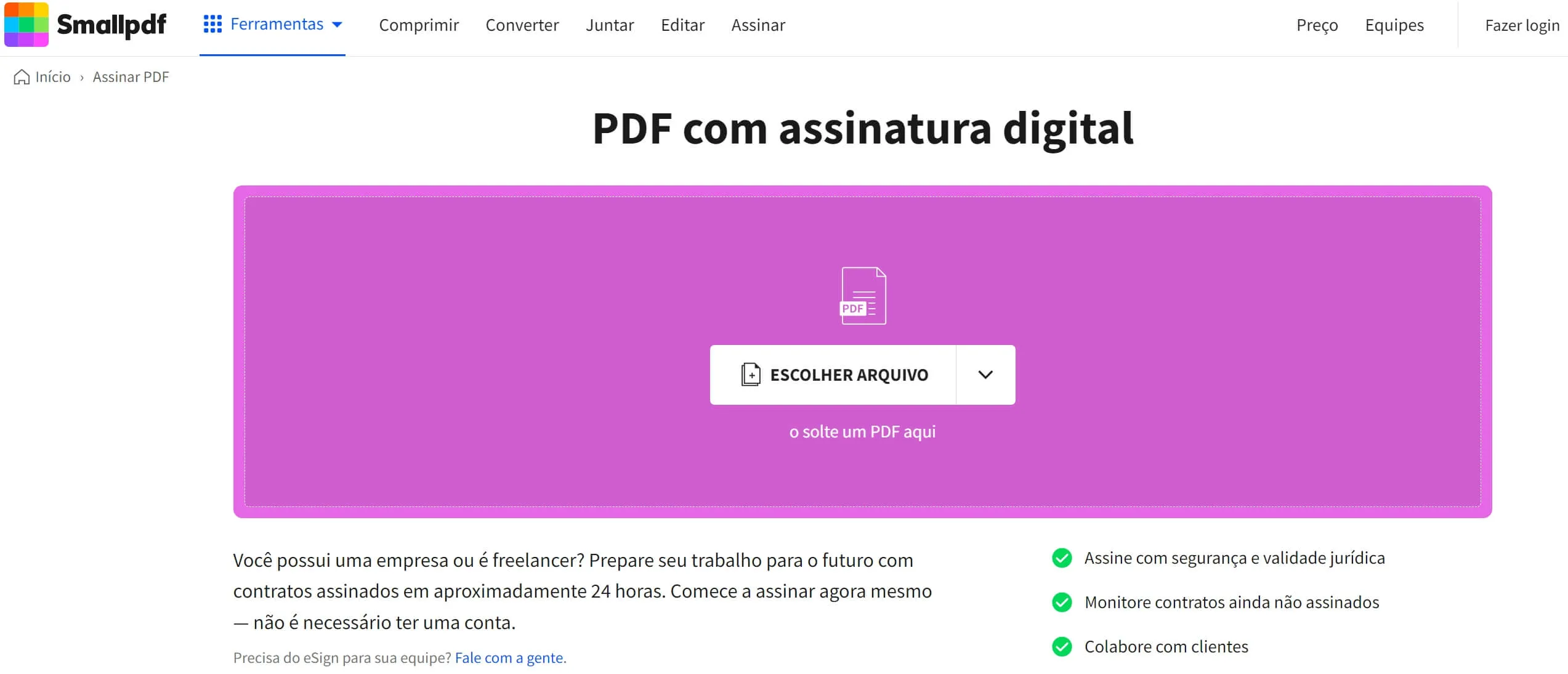 assinar pdf online