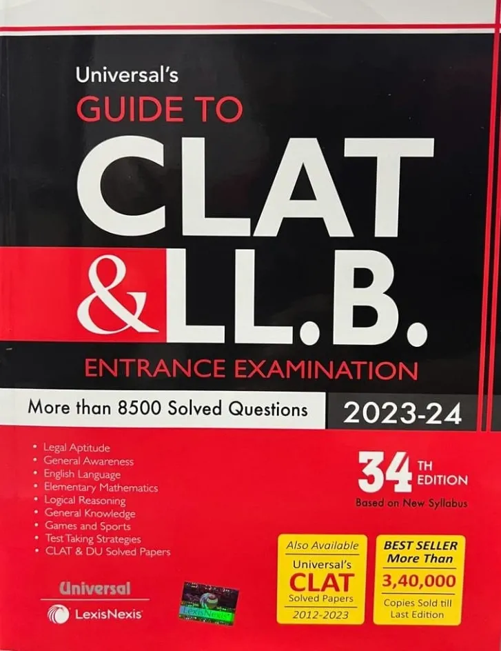 best books for clat preparation universal guide clat llb clat preparation