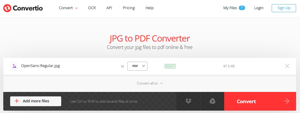 bin to pdf jpg to pdf convert
