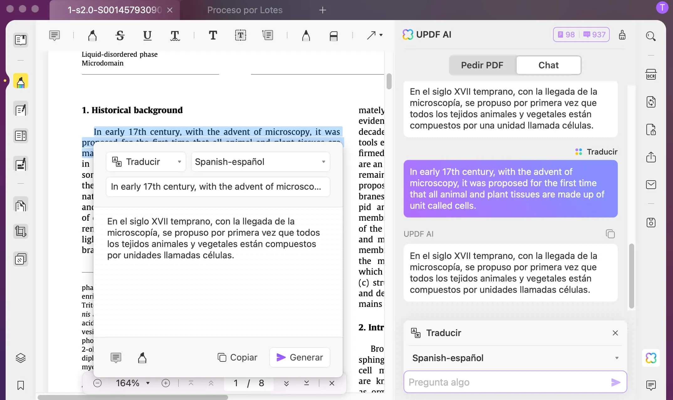 Use chatgpt to translate to english with UPDF AI