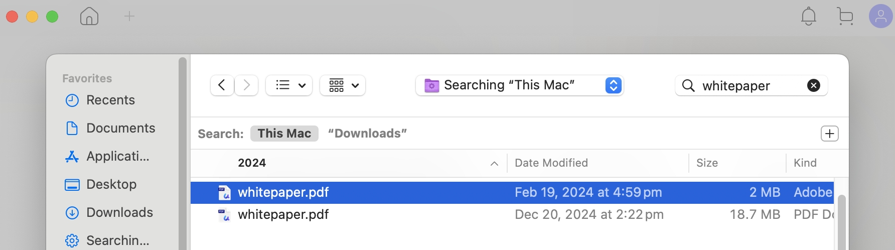 finaller memleri açmak için pdf'yi seçin