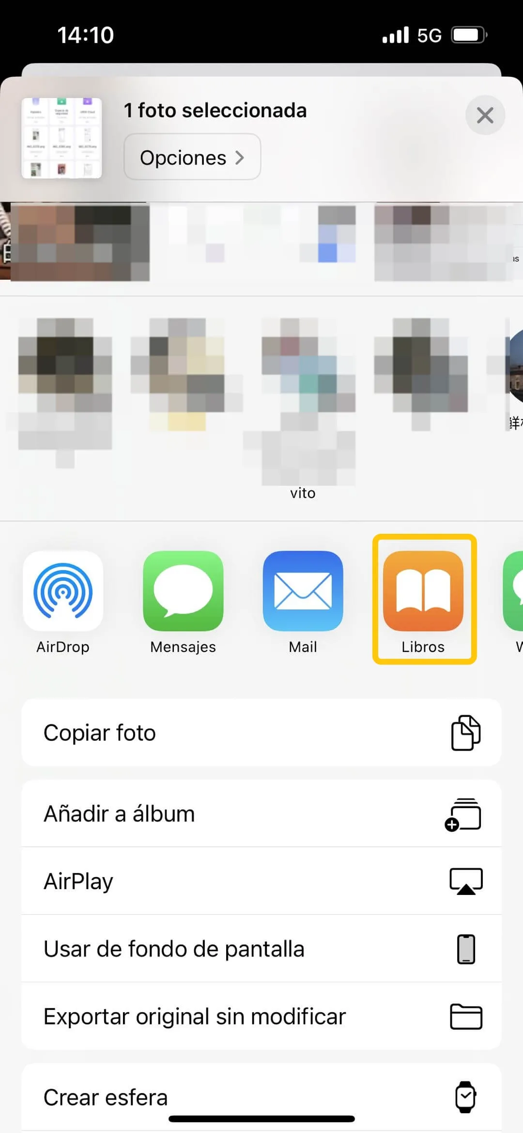 aplicación de libros cómo convertir una foto en un pdf en iphone