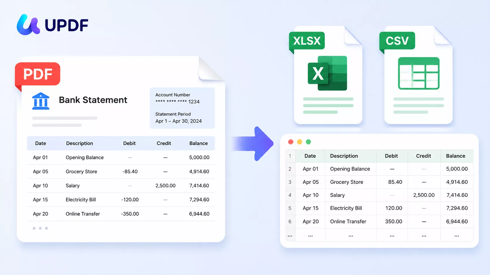 How to Convert PDF Bank Statement to Excel or CSV (Desktop, Mobile & Online)